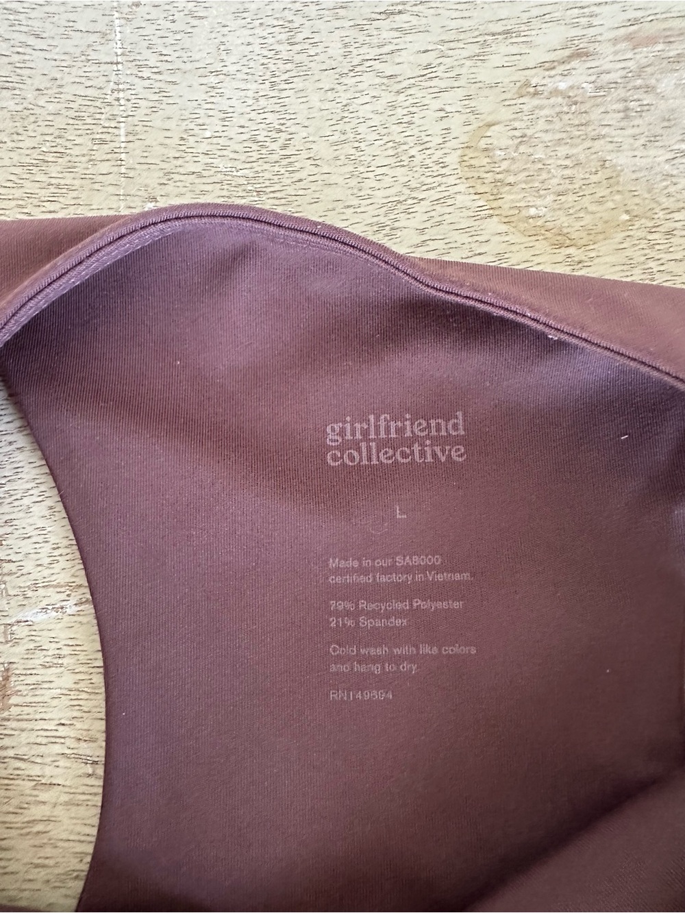 Girlfriend Collective Dylan High Neck Tank Bra - Picture 2 of 6